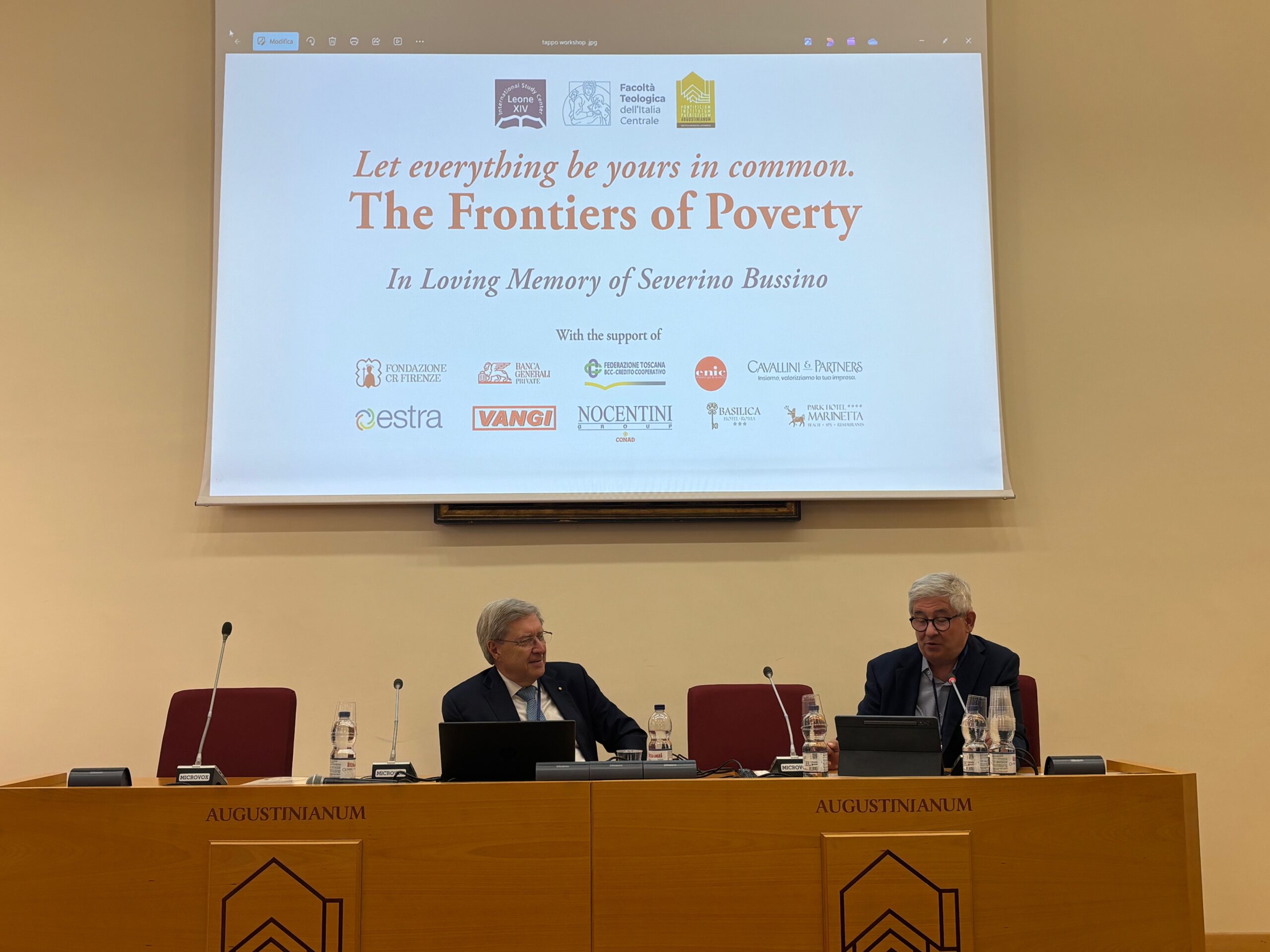 Enrico Giovannini e Simone Morandini