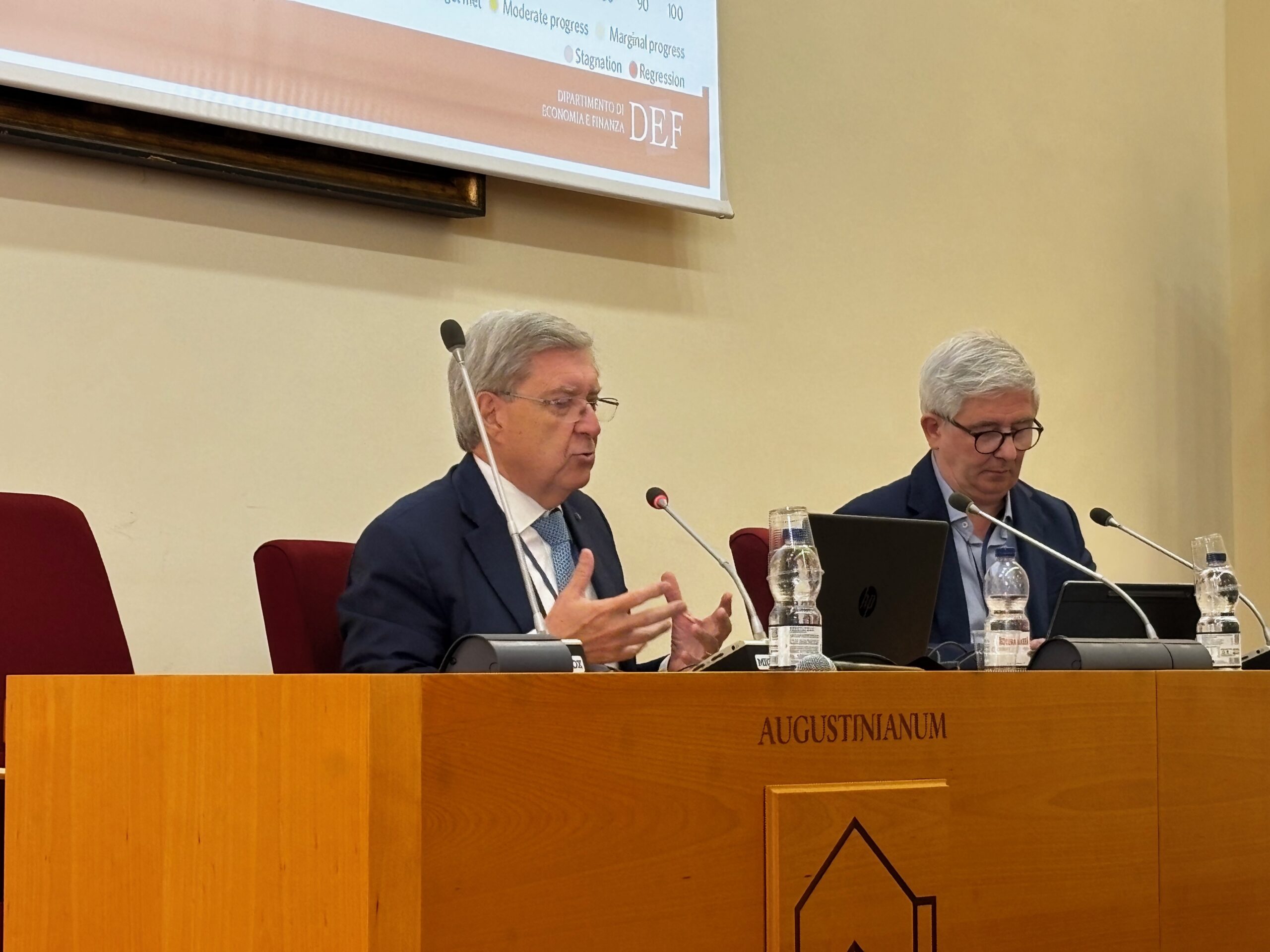 Enrico Giovannini e Simone Morandini