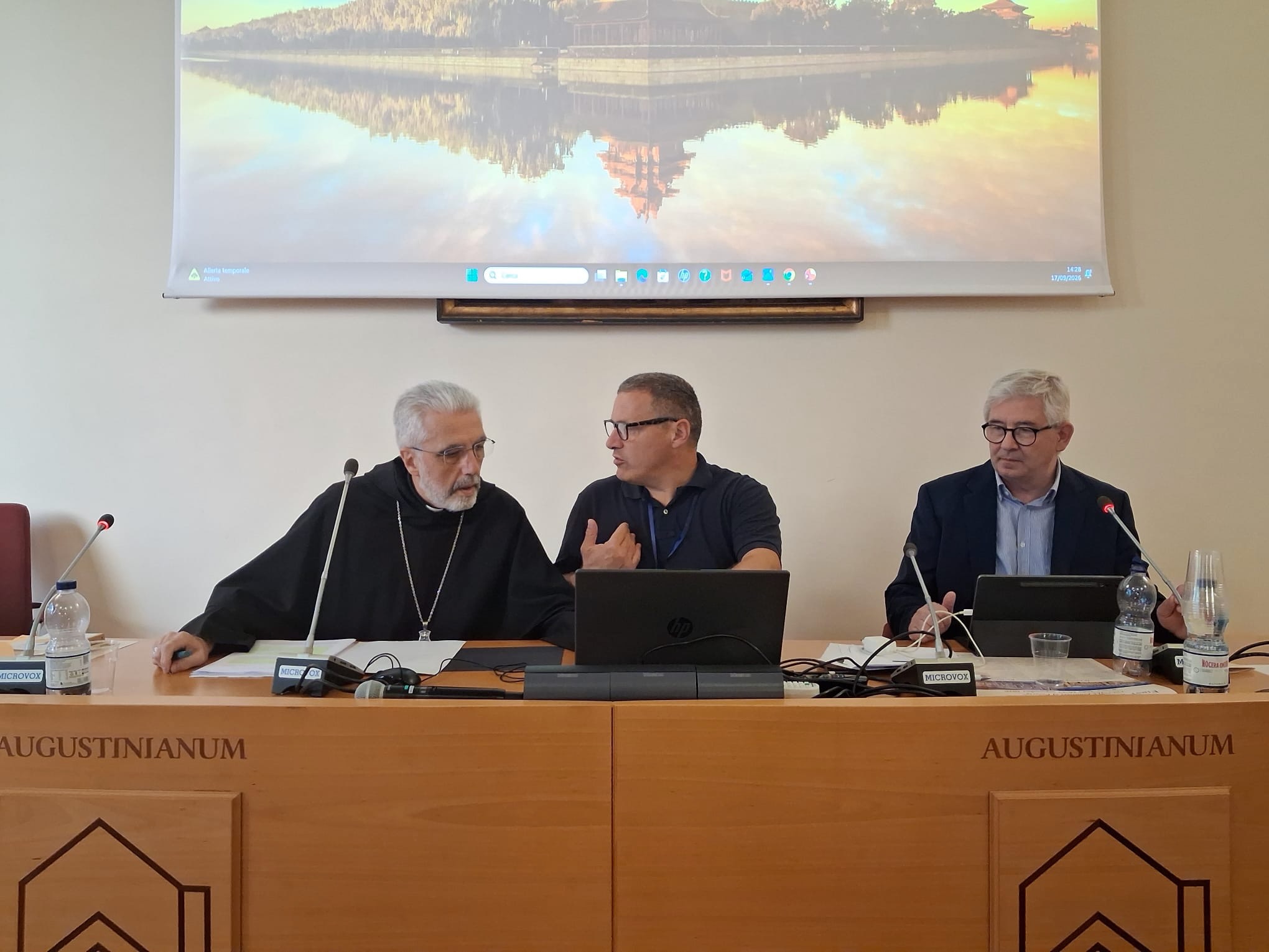 Mons. Luis Marín de San Martín, Claudio Tirinnanzi e Simone Morandini